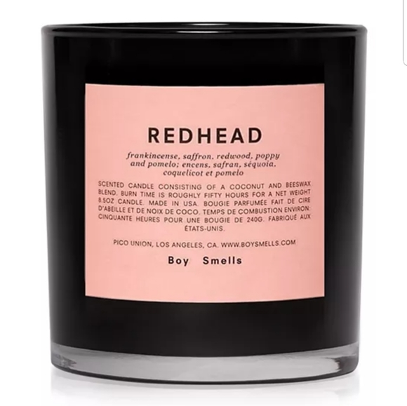 BOY SMELLS REDHEAD SCENTED CANDLE, 8.5 OZ.